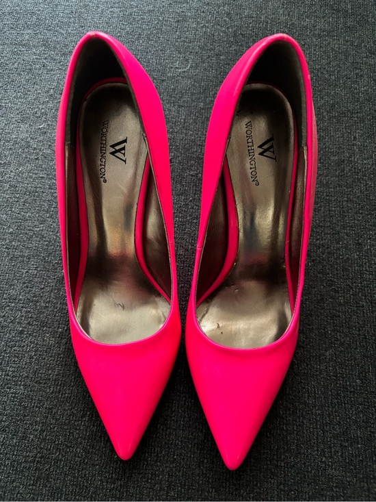 Worthington Shoes - Worthington Neon Pink Pointed-Toe Pumps